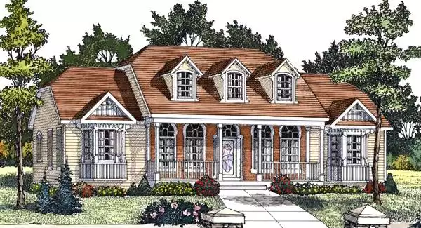 image of country house plan 7780